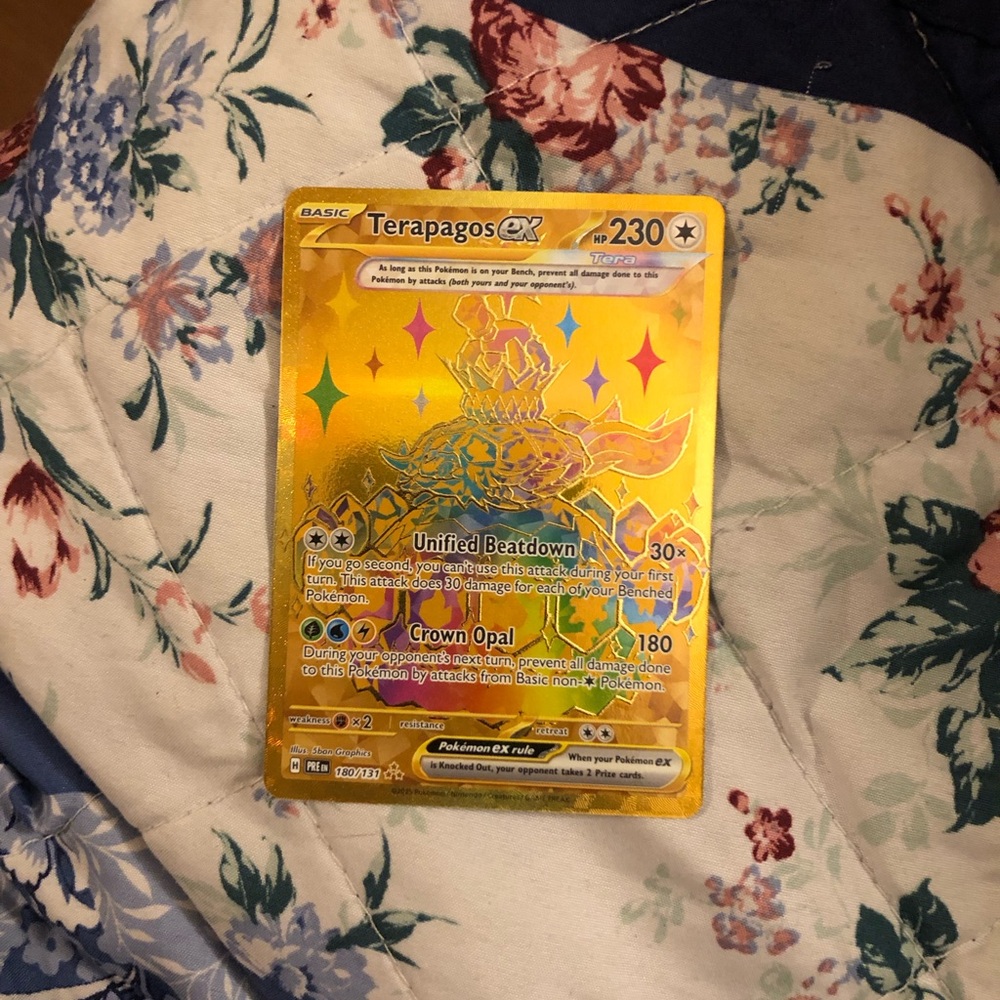 Gold Hyper Rare Terapagos ex (180/131)